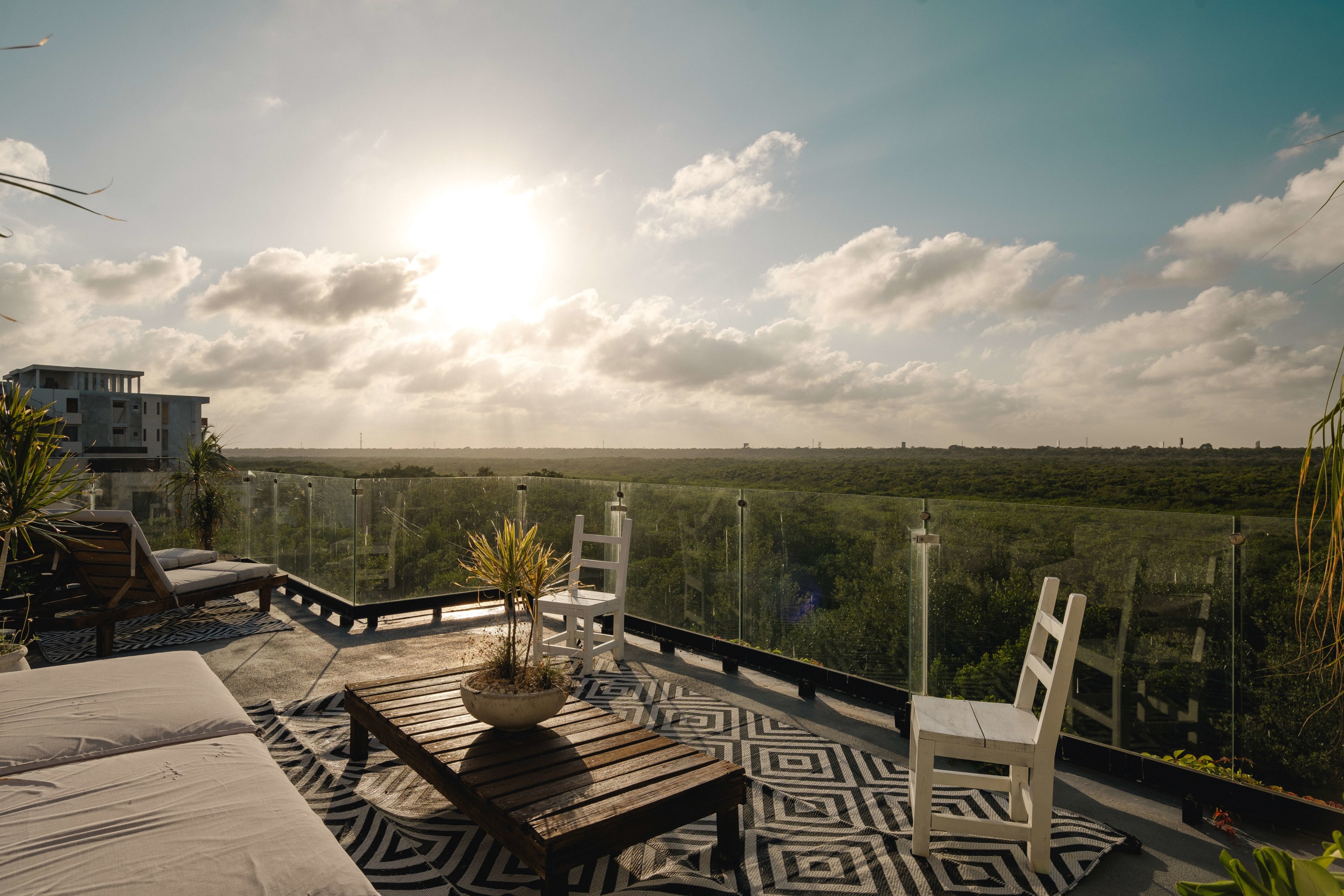 Spectacular private rooftop with fantastic jungle views