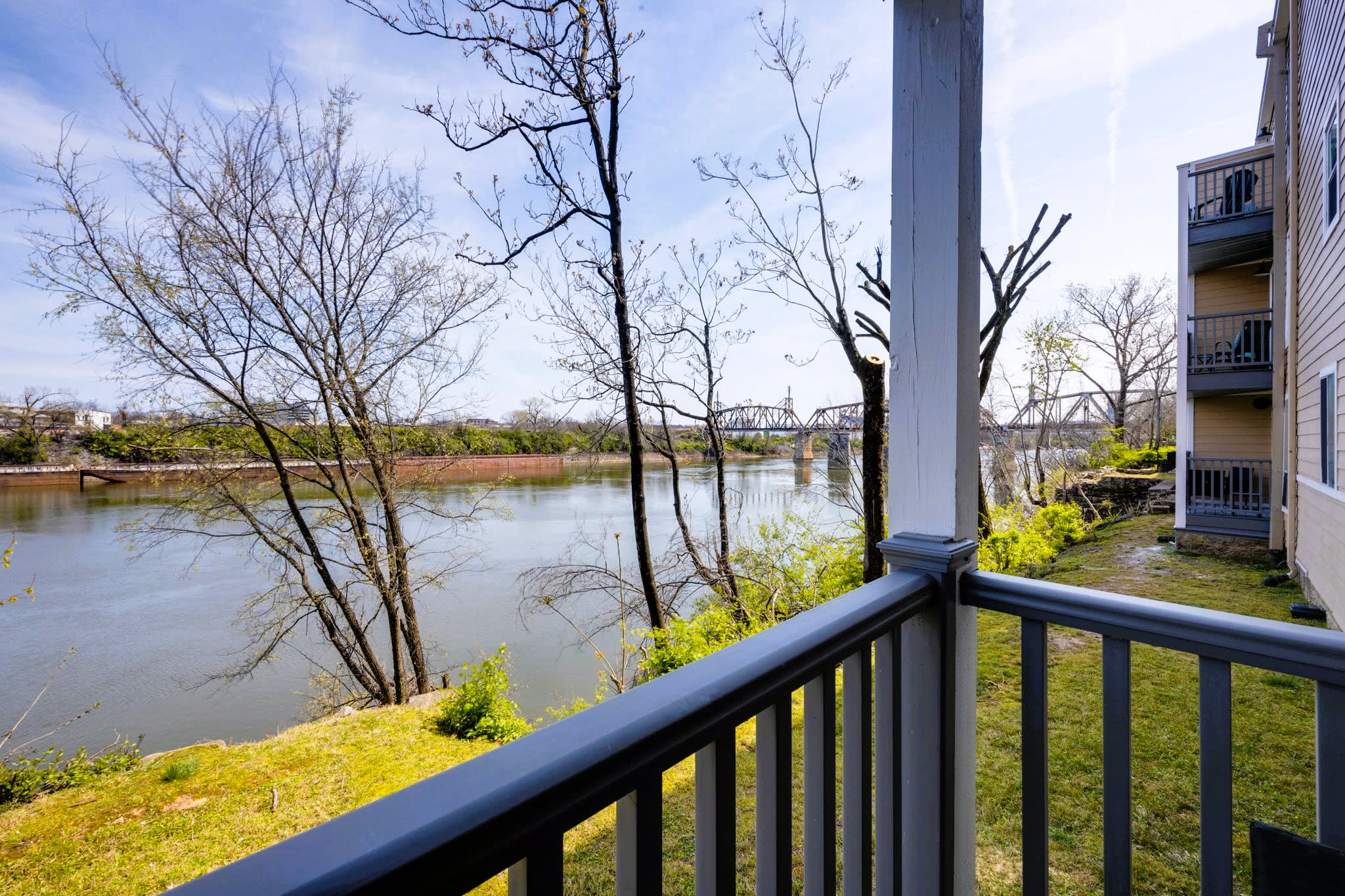 Downtown Riverfront Condo | River + Skyline Views