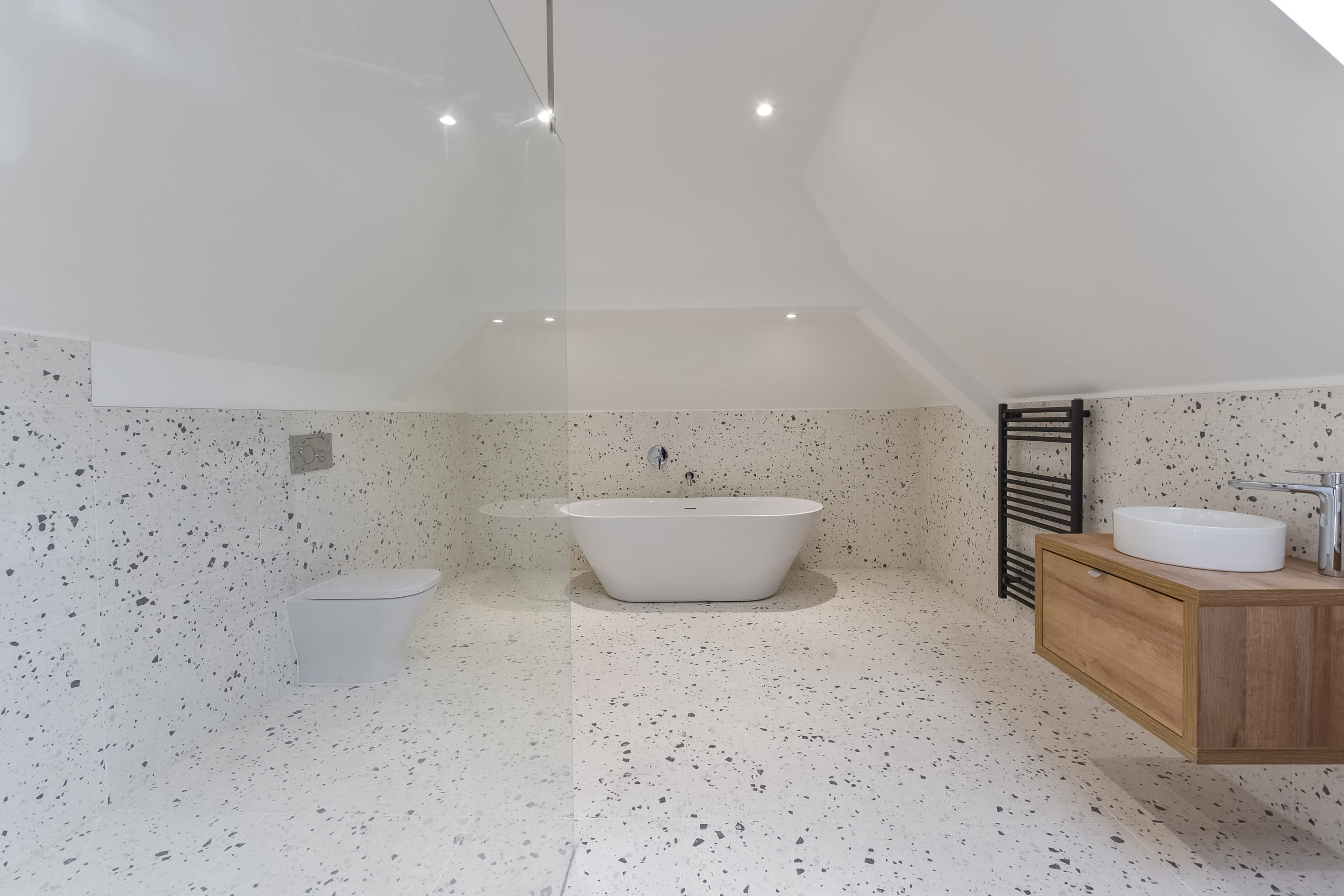 Enjoy a soak in the freestanding bath after a long day exploring the sights of Chichester.