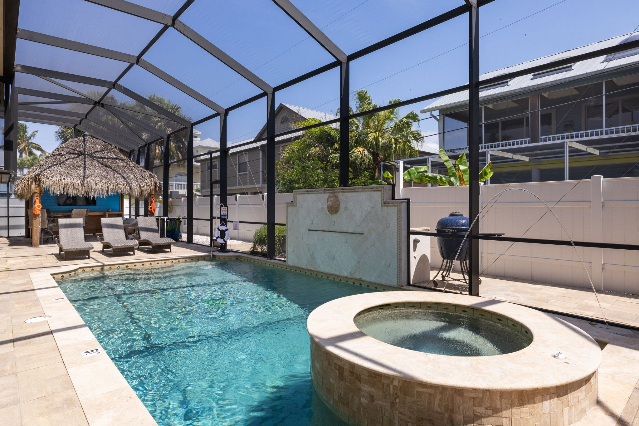 Gorgeous 2BR Residence with Pool and Spa at Margarita Mansion — Fort Myers Beach, FL — vacation rental