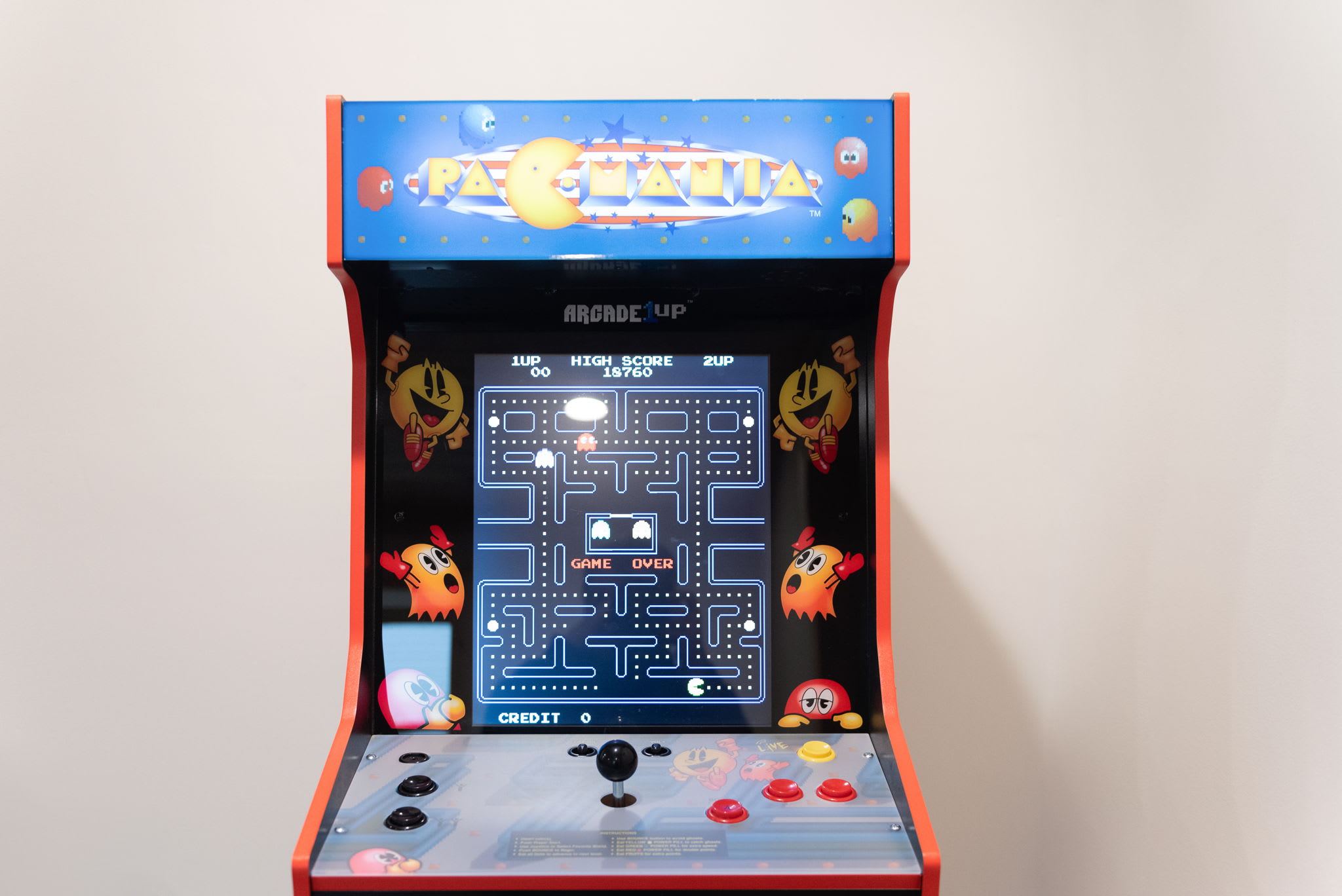 Get lost in nostalgia with this Pac-Man arcade machine, bringing old-school gaming fun to your cozy retreat.