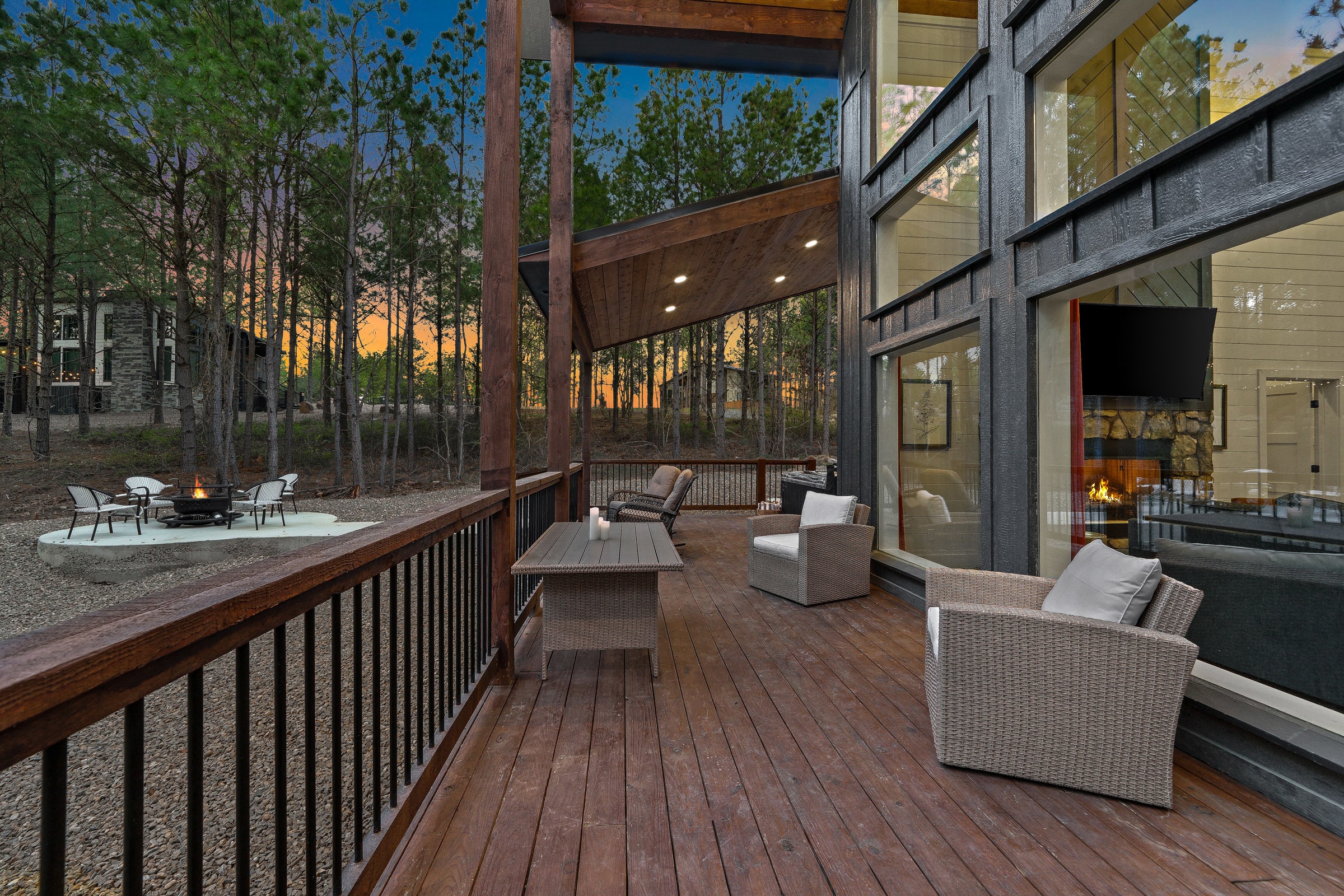 NEW! Modern Cabin - Hot Tub & Fire Pit - Sleeps 6!