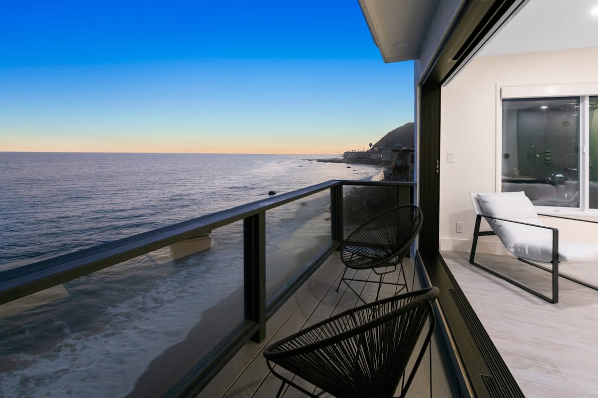 Catch amazing sunset off the master deck