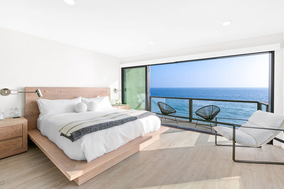 Wake up in paradise with waves gently crashing on the beach