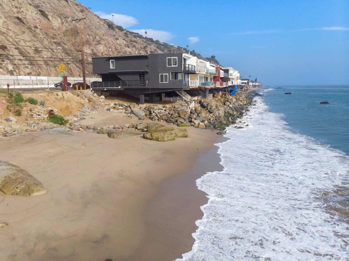 Sandy beach area