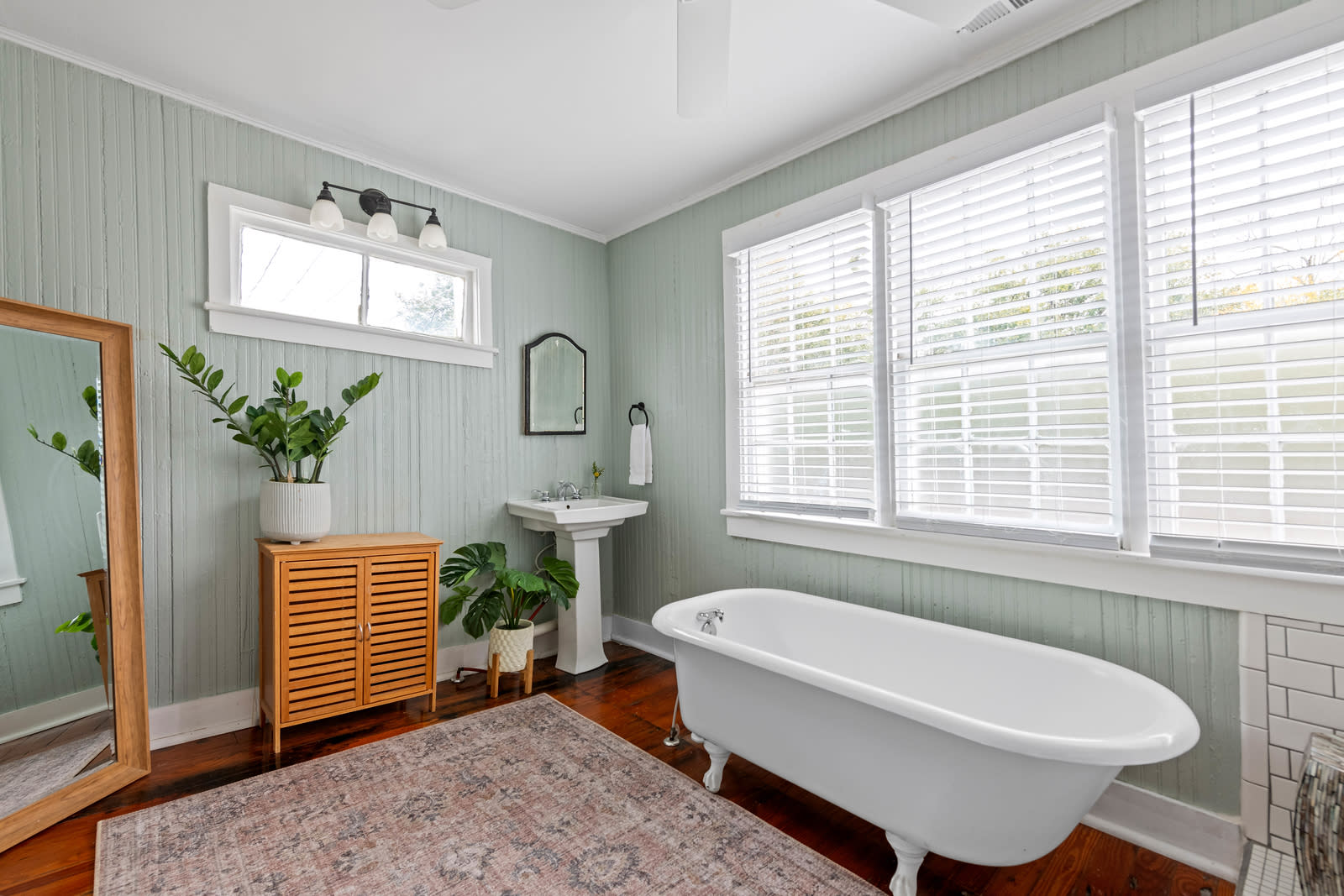 Bathroom #1: Bathtub with Walk In Shower