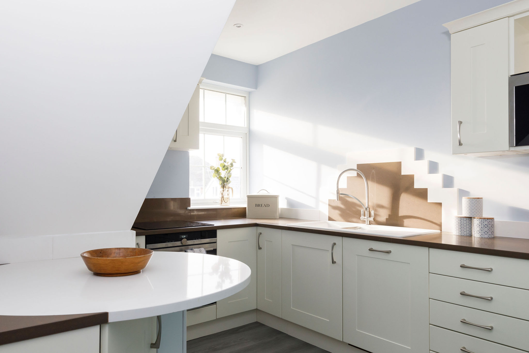 There is a breakfast bar in the kitchen if needed