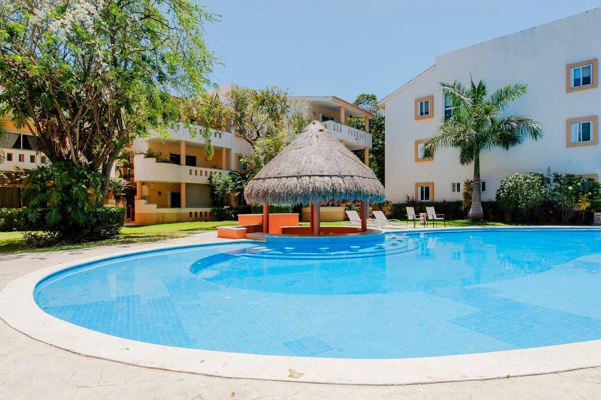 Sunny Poolside Escape | Steps to Playacar Beach — Playa del Carmen, Quintana Roo — vacation rental