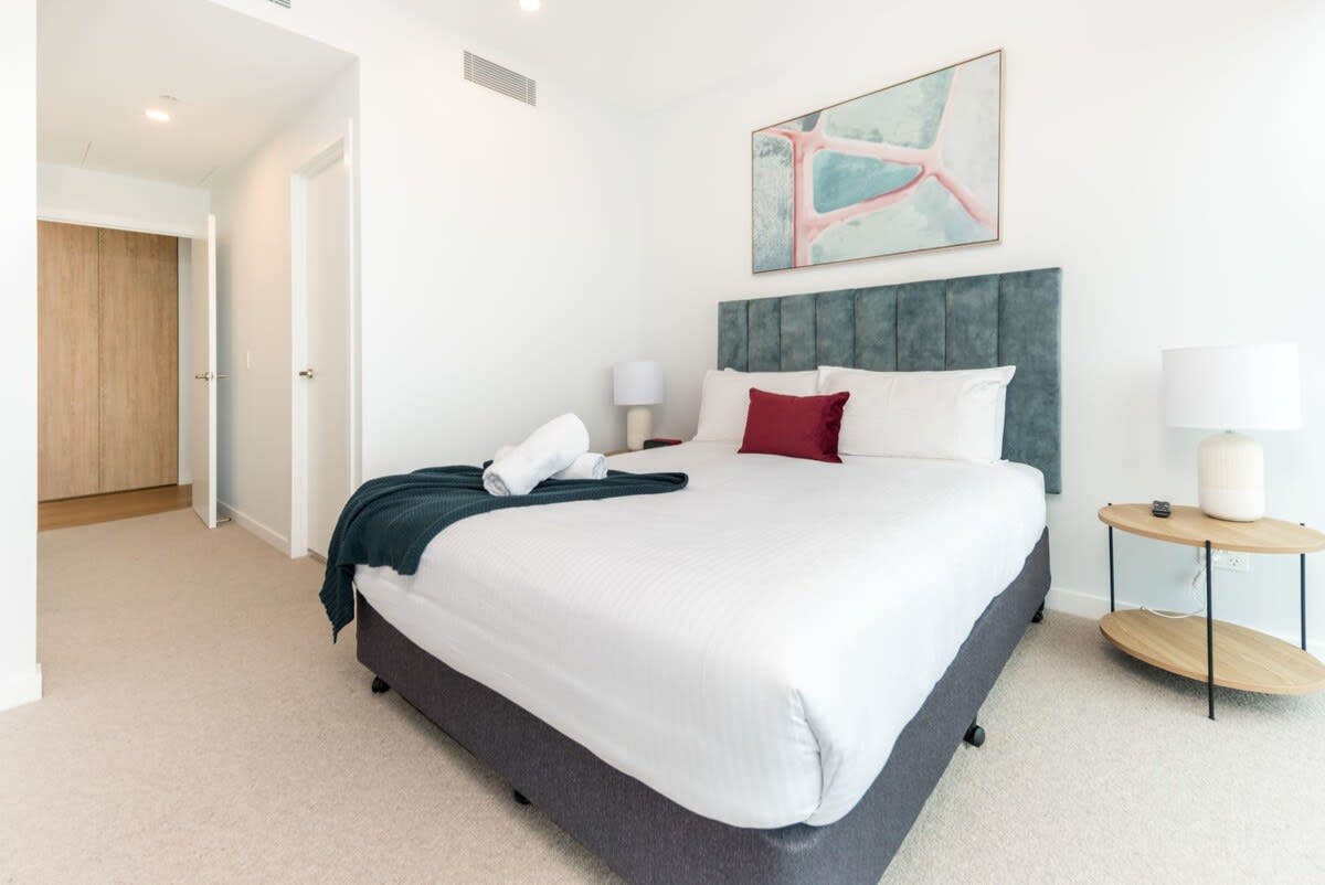 Our well-designed bedrooms has one of the best locations in the building