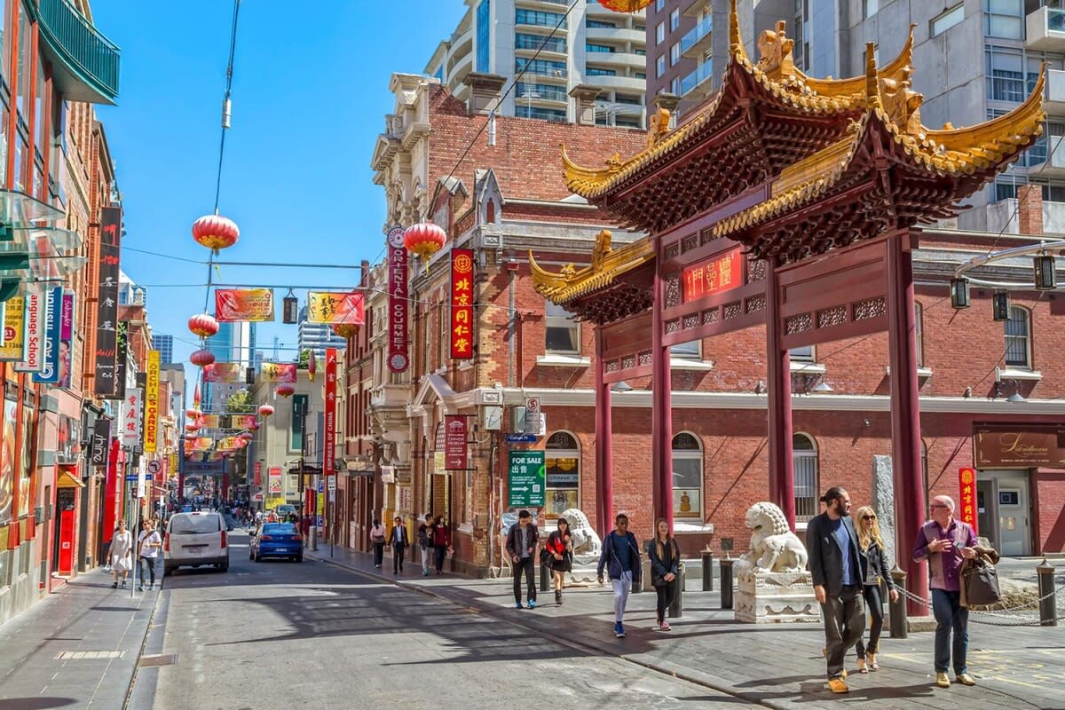 Chinatown in Little Bourke Street - 400KM away