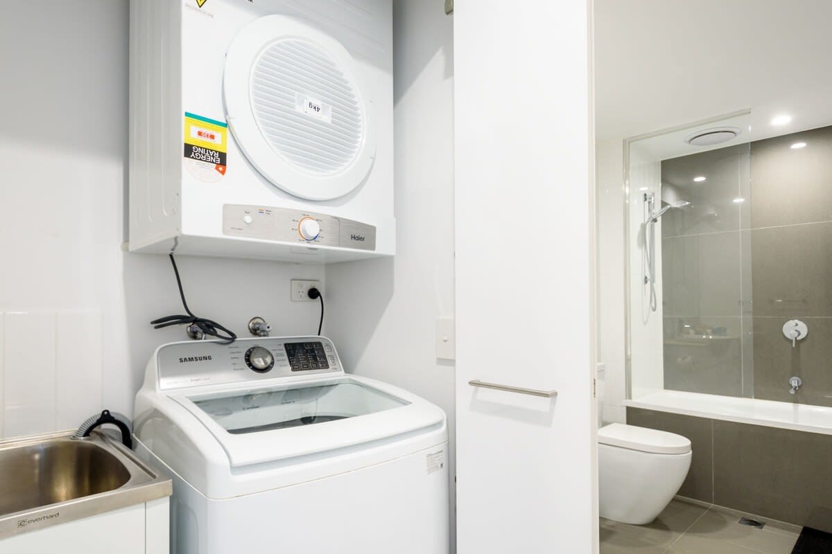 Fully-functional laundry area