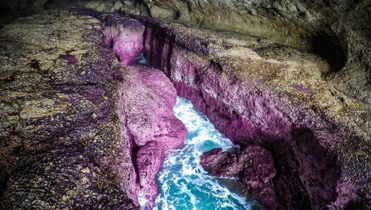 Pink Caves Moonee Beach