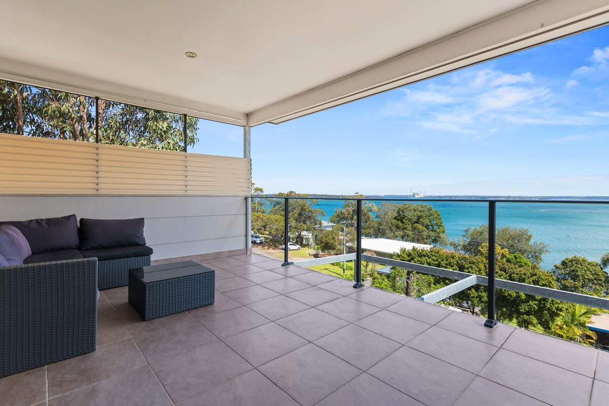 Feast your eyes with the panoramic bay view