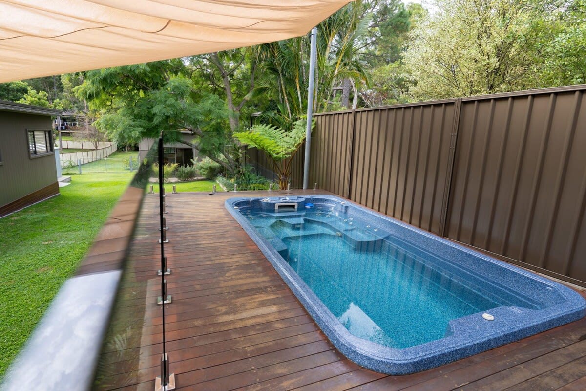 large swim spa, providing the perfect place to relax and rejuvenate.