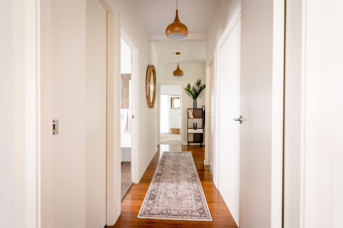 enhancing the bright and inviting atmosphere Hallway
