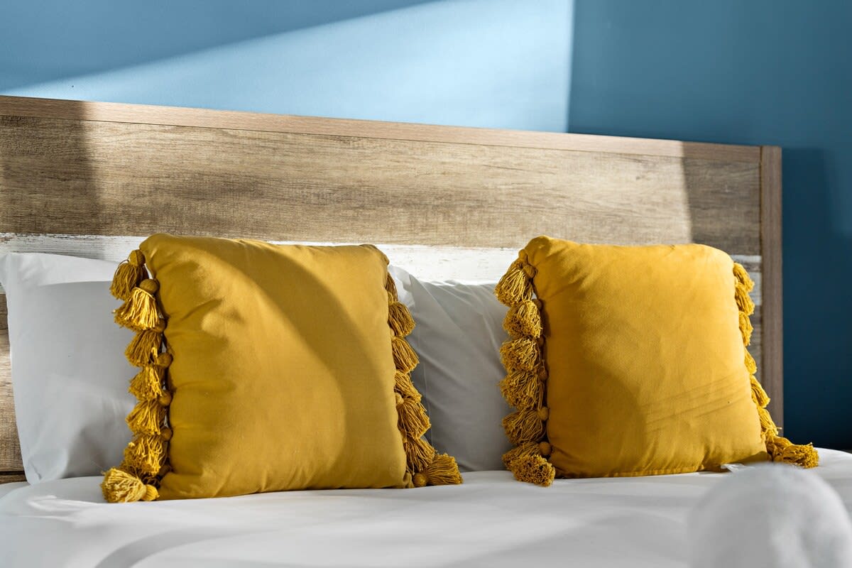 With high-quality linens and plush pillows