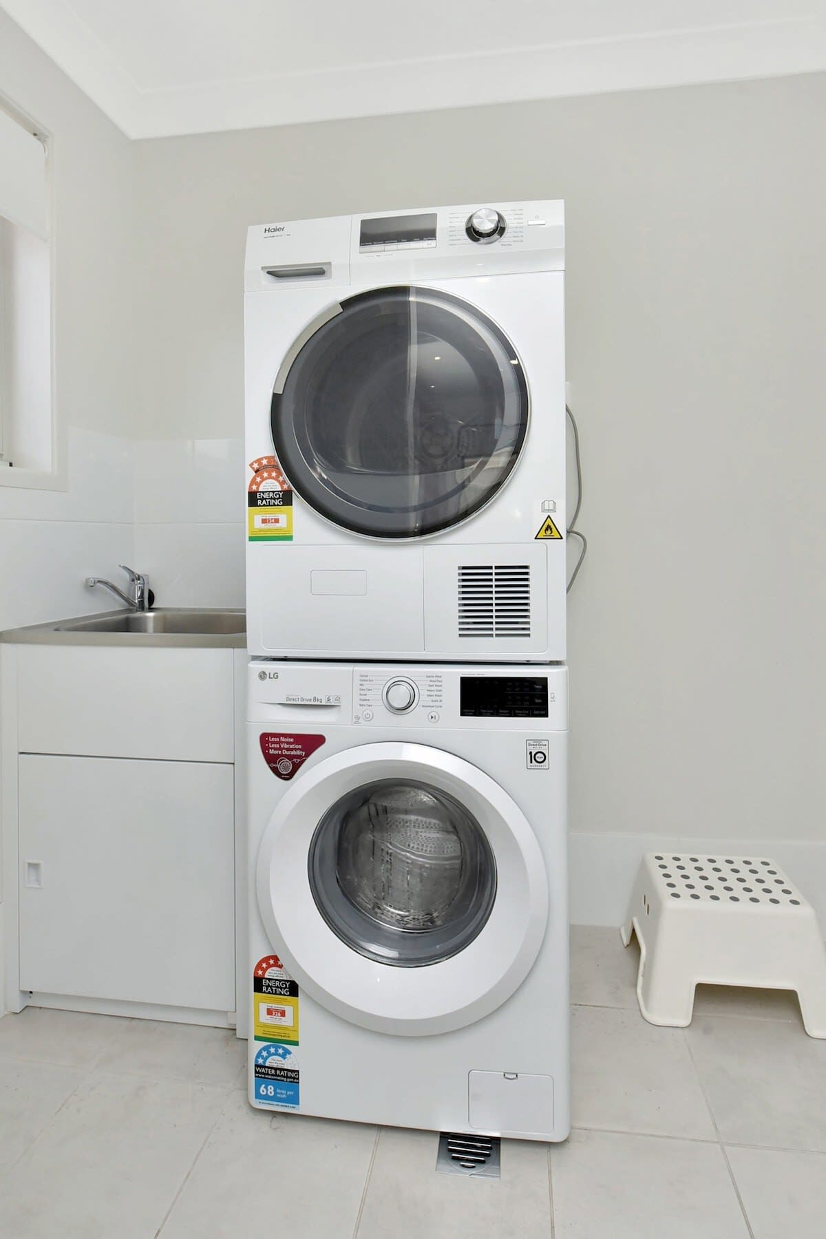 Fully functional laundry area