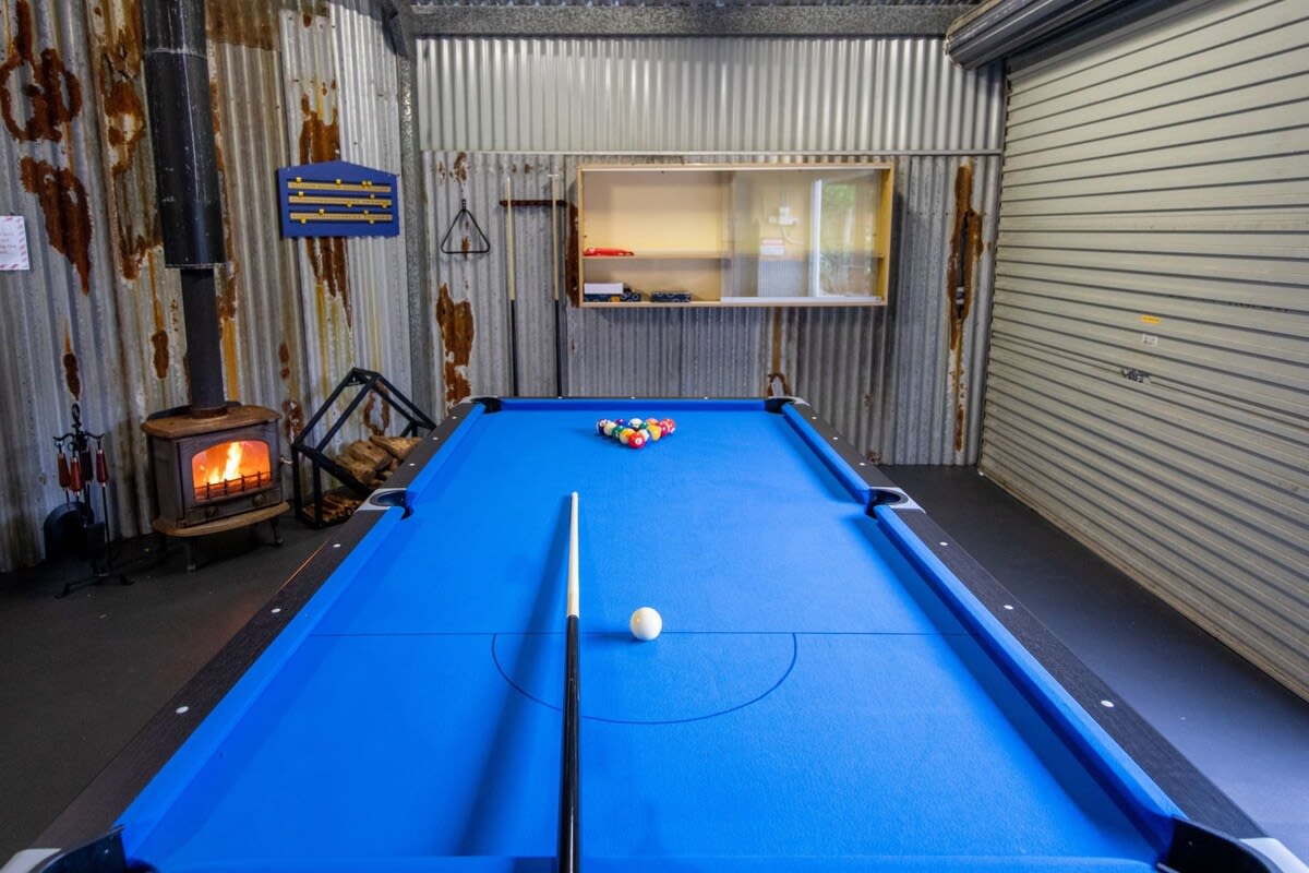 Pool in the man cave