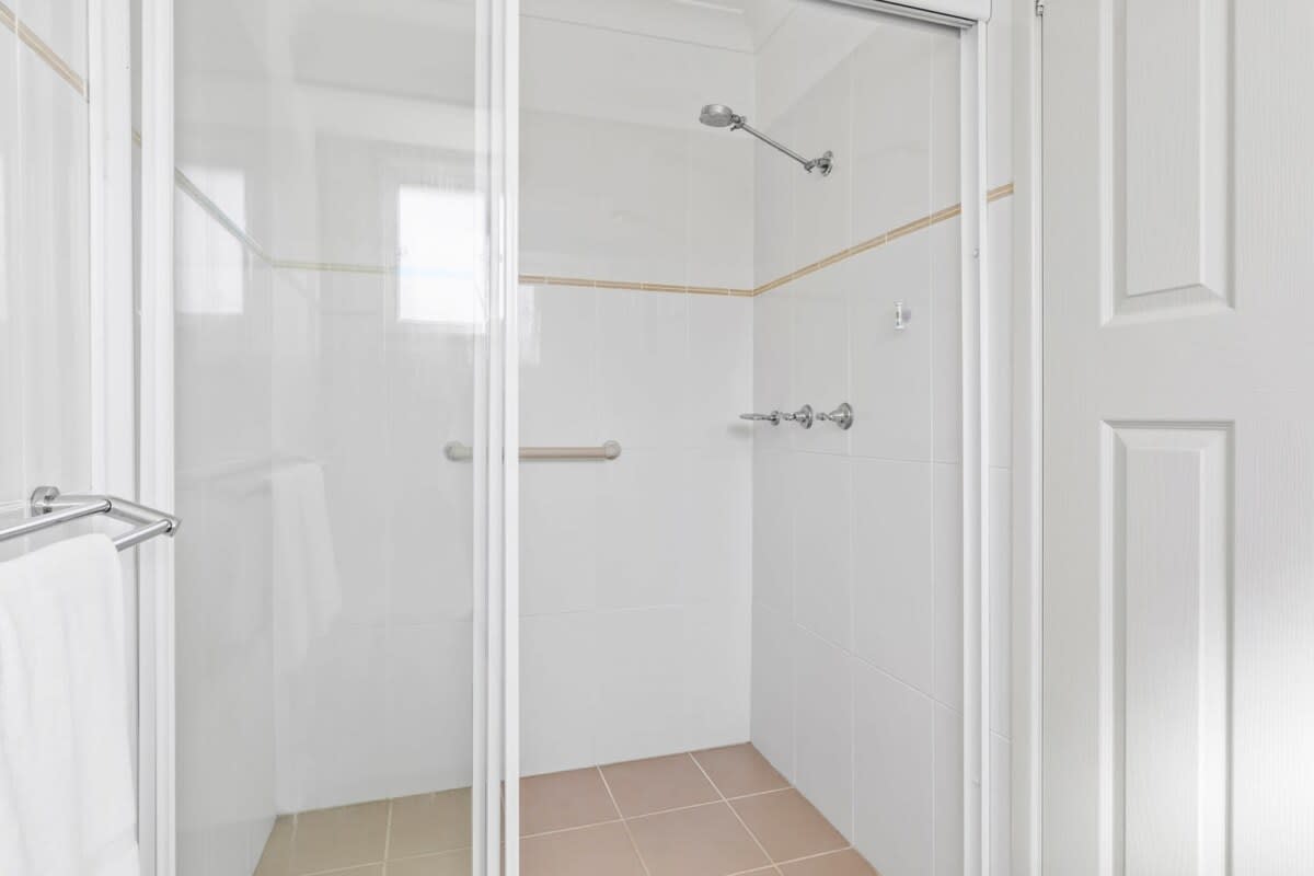 Separate shower area