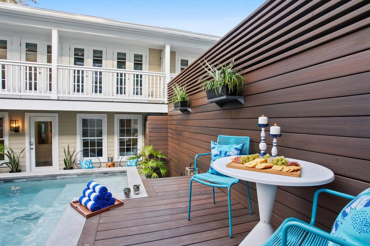Luxe Duplex with Heated Pool | Near River St — Savannah, GA — vacation rental