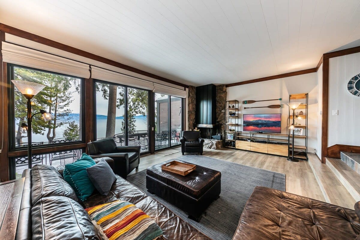 Central Tahoe Retreat | Lake Views + Walk to Shore