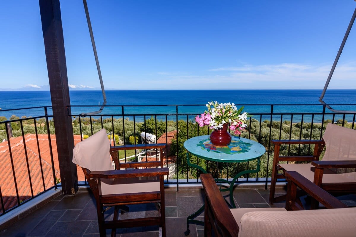 Eros home, panoramic sea view, perfect location — Koroni, Messenia — vacation rental