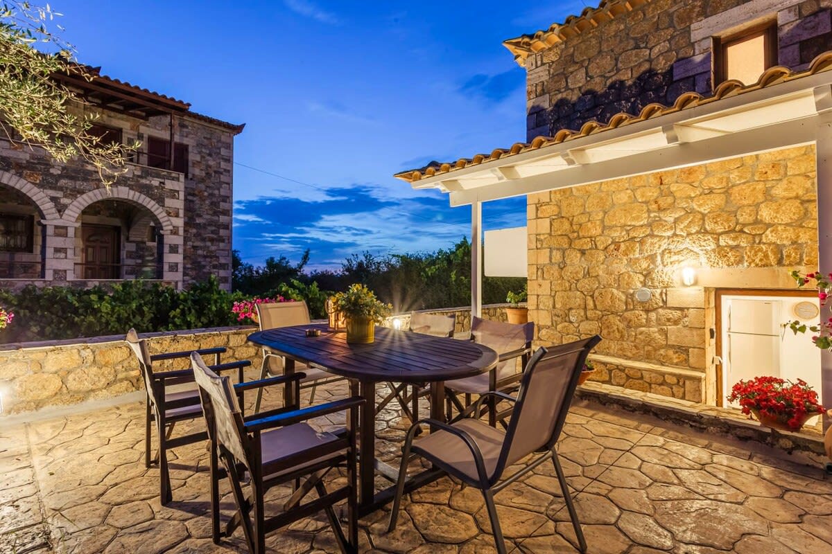 Mani's Aura Seaside-Enchanting Stone Gem β Agios Dimitrios, Peloponnese β vacation rental