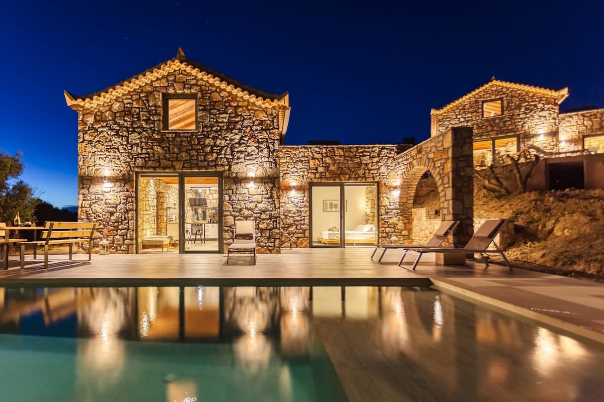 Gerakada Exclusive-Seaview Villa with Private Pool — Koroni, Peloponesse — vacation rental