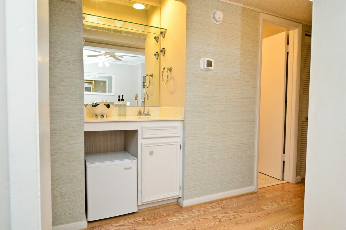 Wet Bar with Fridge and Sink