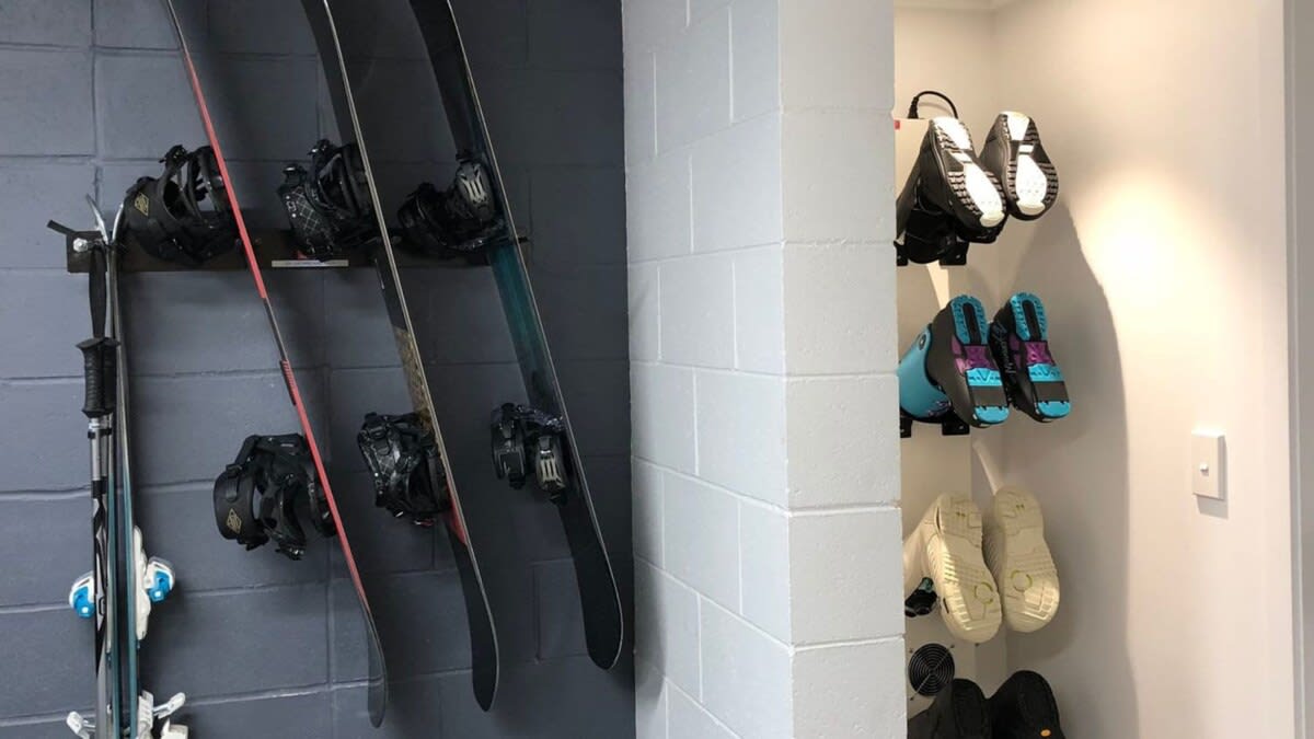 Ski and snowboard racks,Imported electric boot or glove dryer