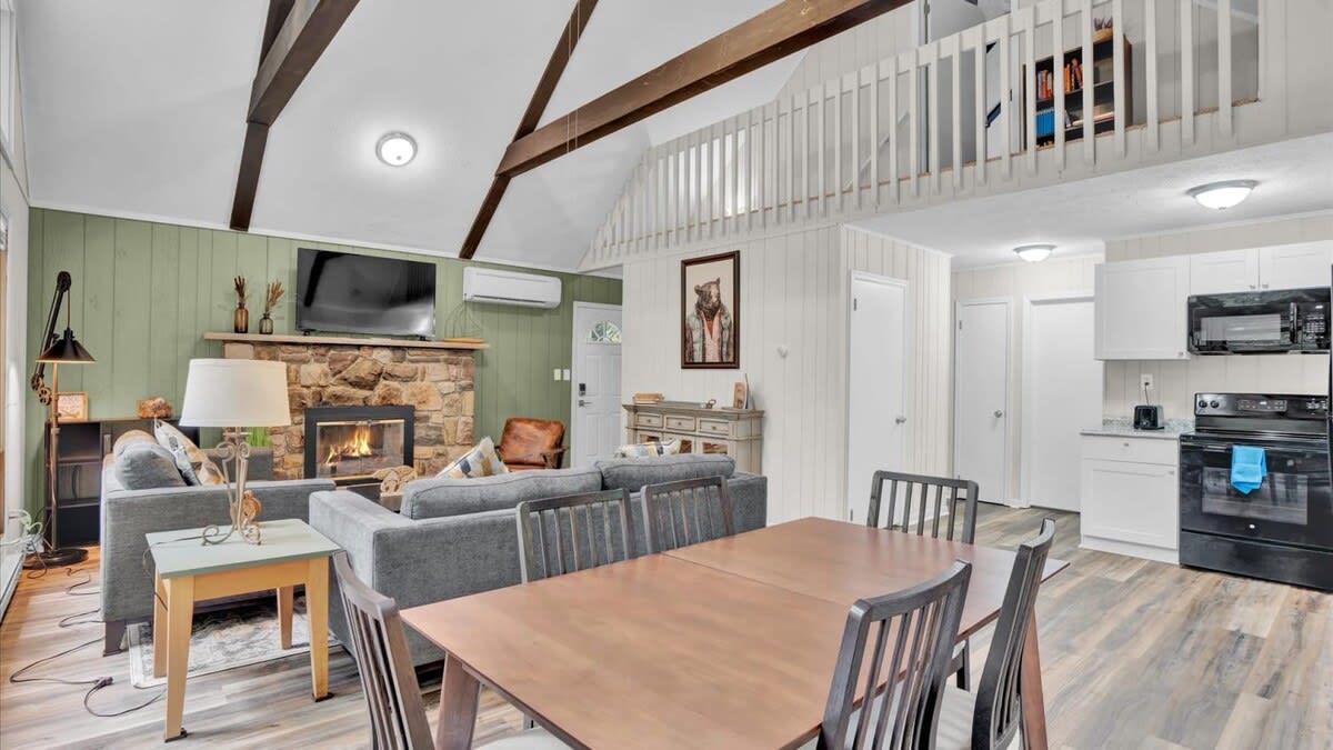 Raised A Frame Chalet | Big Bass Lake | Hot Tub