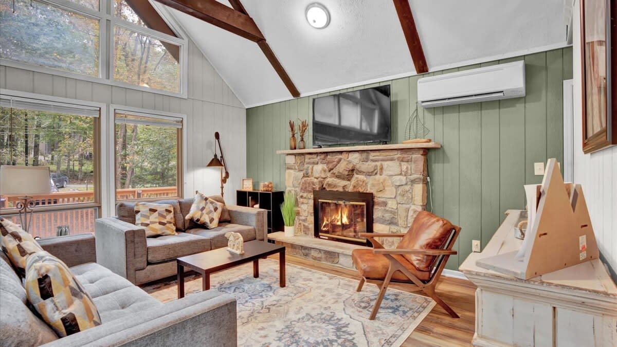 Raised A Frame Chalet | Big Bass Lake | Hot Tub