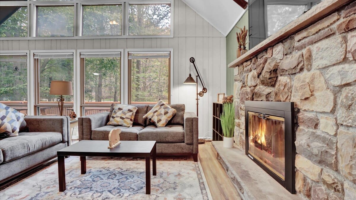 Raised A Frame Chalet | Big Bass Lake | Hot Tub