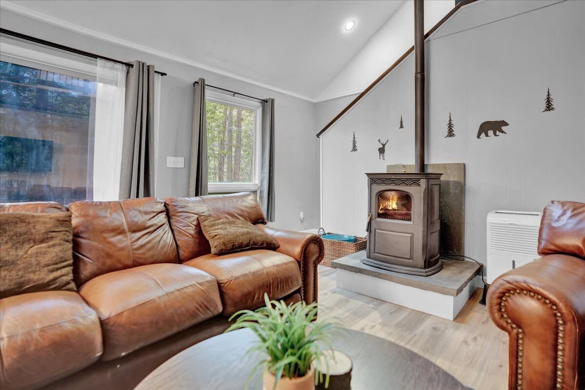 Woodland Modern Retreat | Pocono Pines | Fire Pit