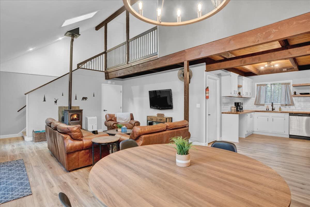 Woodland Modern Retreat | Pocono Pines | Fire Pit