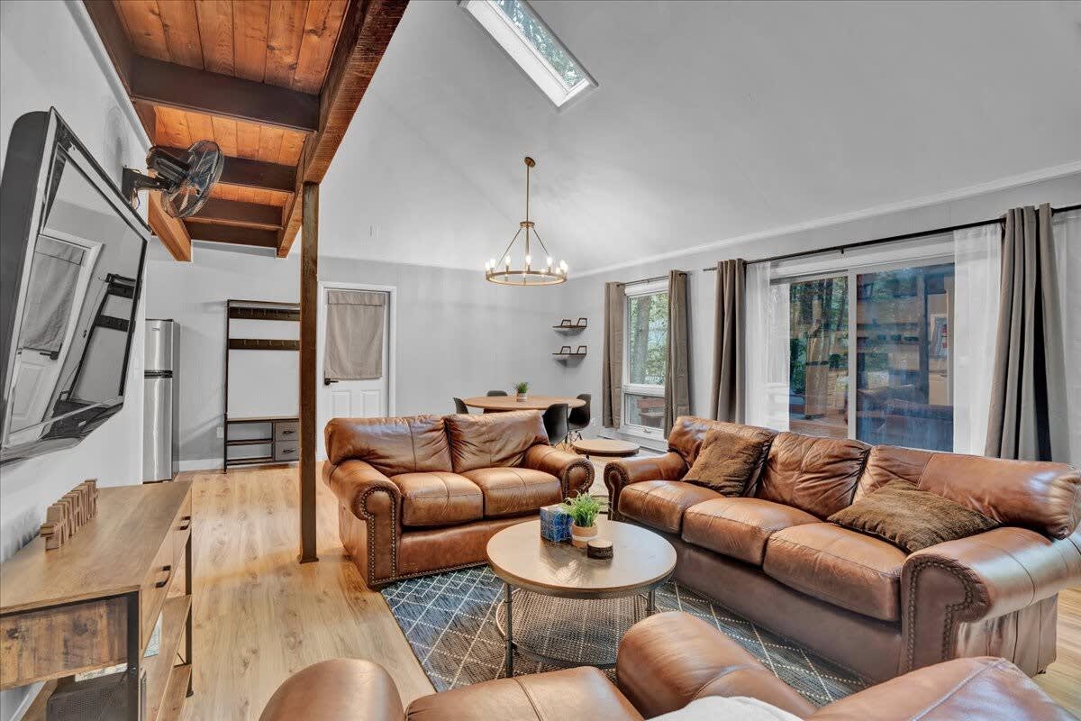 Woodland Modern Retreat | Pocono Pines | Fire Pit