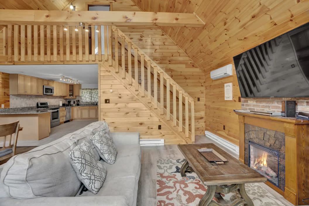 Secluded Stream Front Log Cabin | HotTub | FirePit