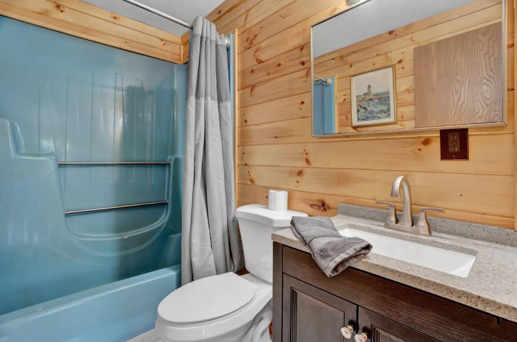Secluded Stream Front Log Cabin | HotTub | FirePit