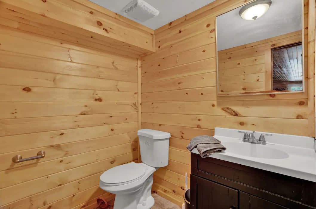 Secluded Stream Front Log Cabin | HotTub | FirePit