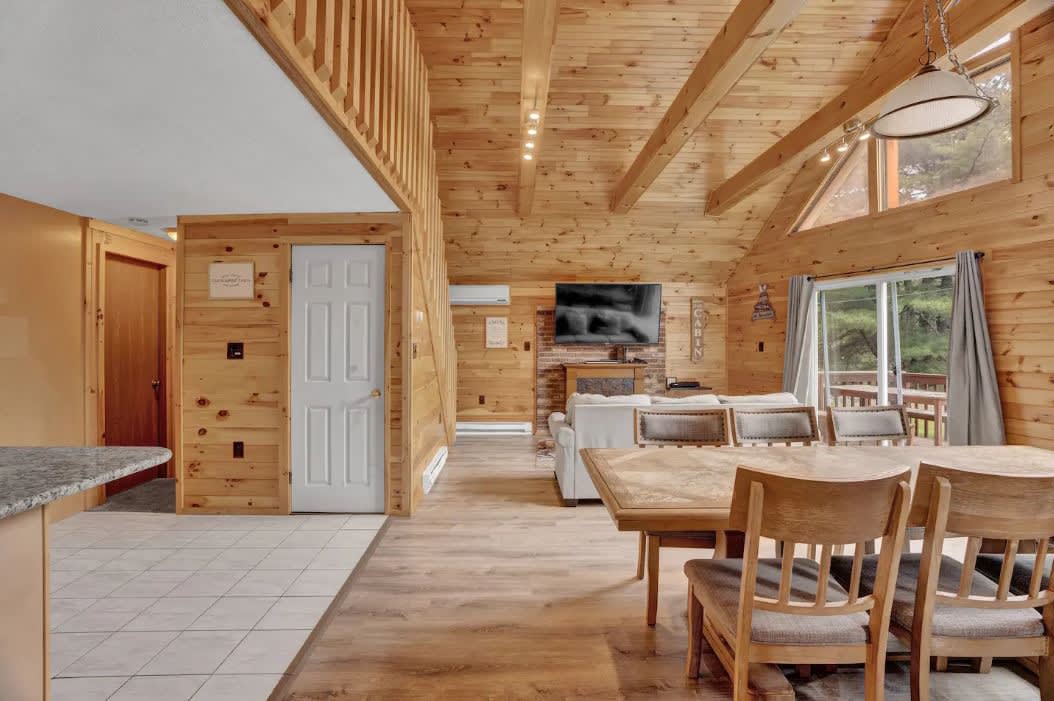 Secluded Stream Front Log Cabin | HotTub | FirePit