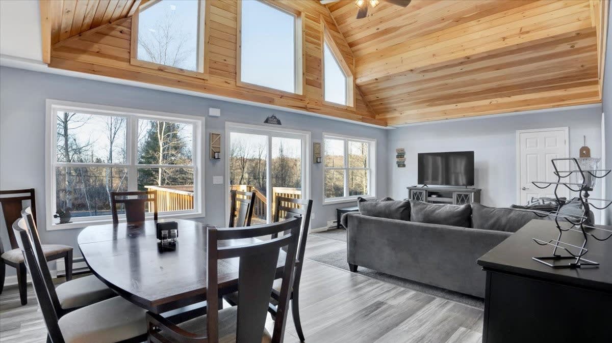 Grand 7BR Pocono Chalet | Gameroom | Walk to Lake — Monroe County, PA — vacation rental
