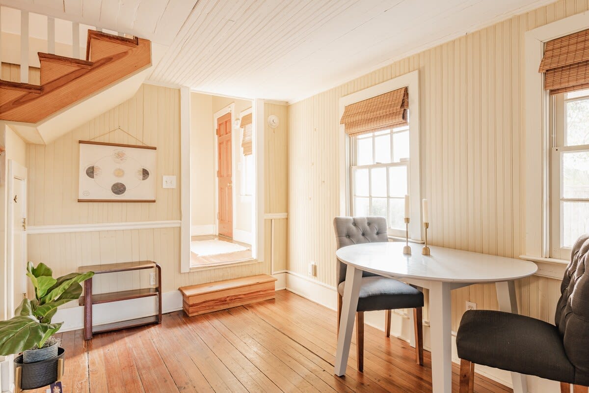 Dining area for two