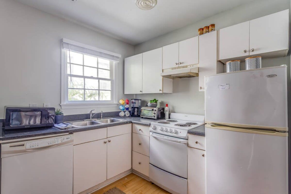 Kitchen is fully stocked with all necessary appliances!