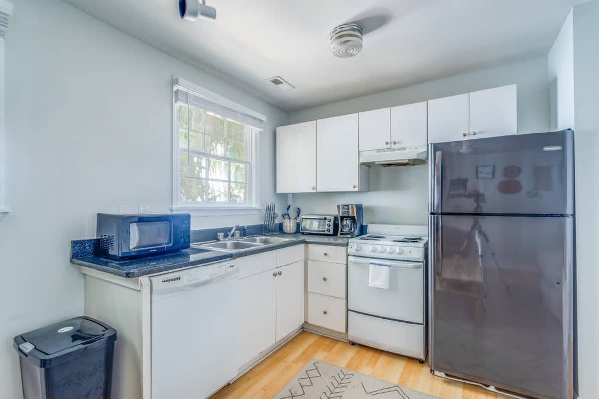 Fully stocked kitchen