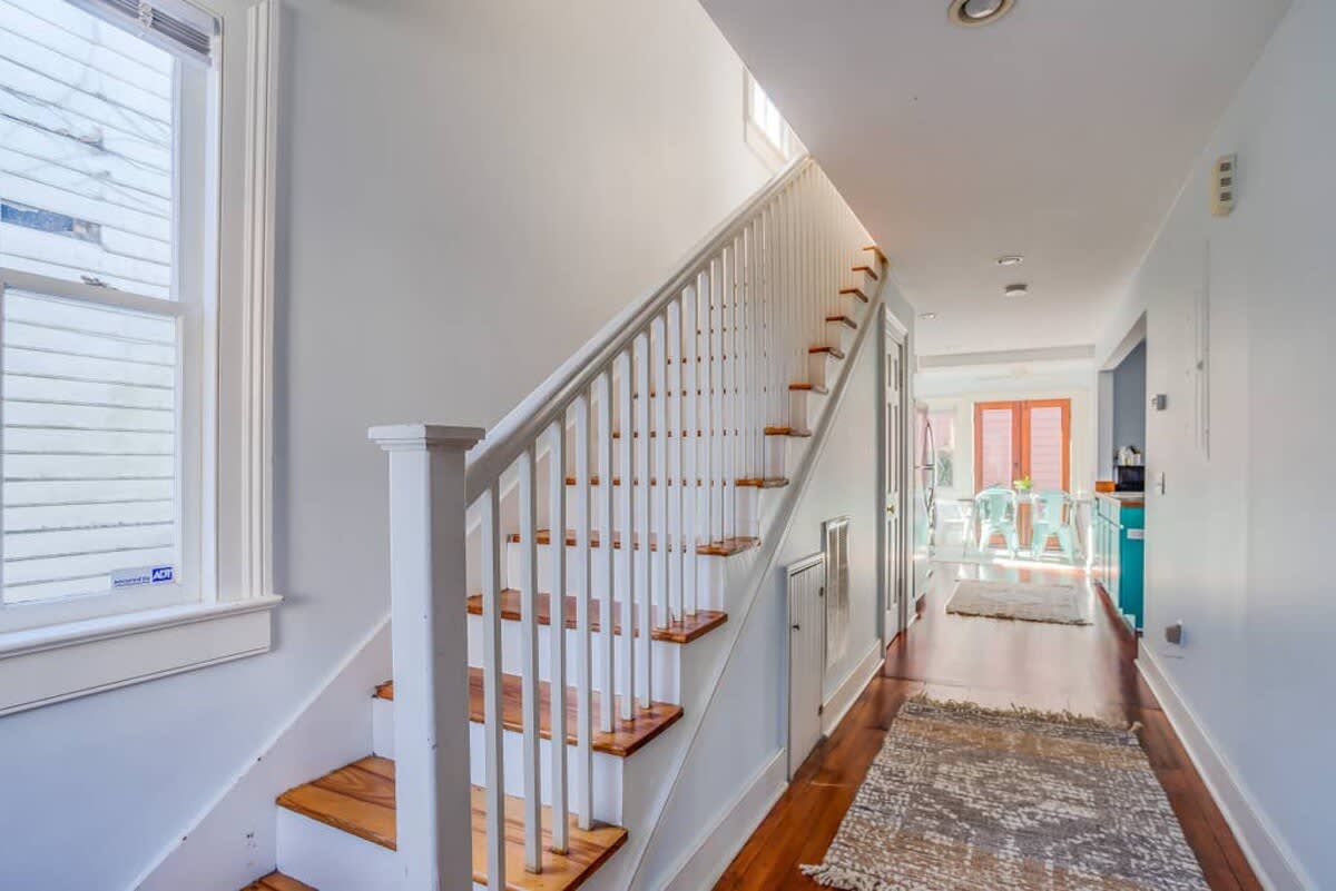 Three of Four Bedrooms are Upstairs