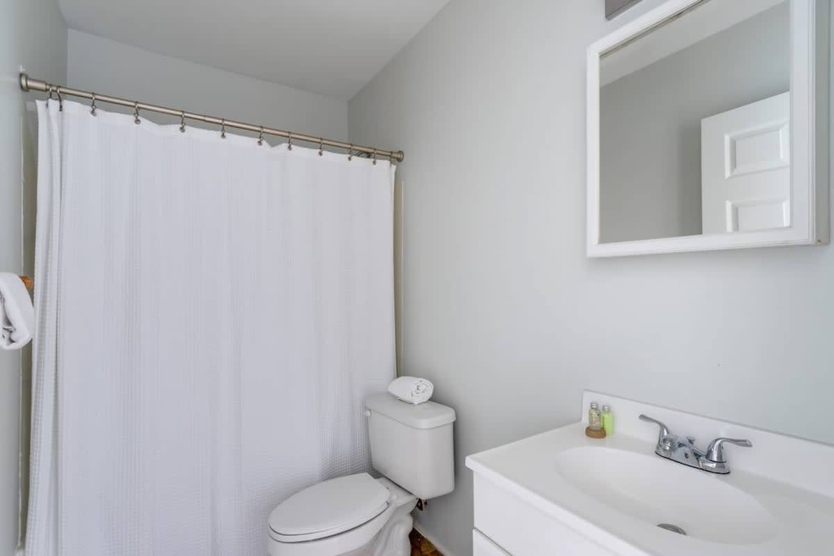 Bathroom #1 with a shower/tub combo