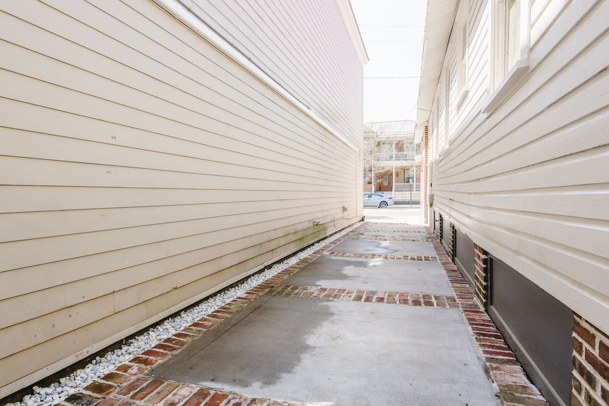 Driveway parking for a compact vehicle