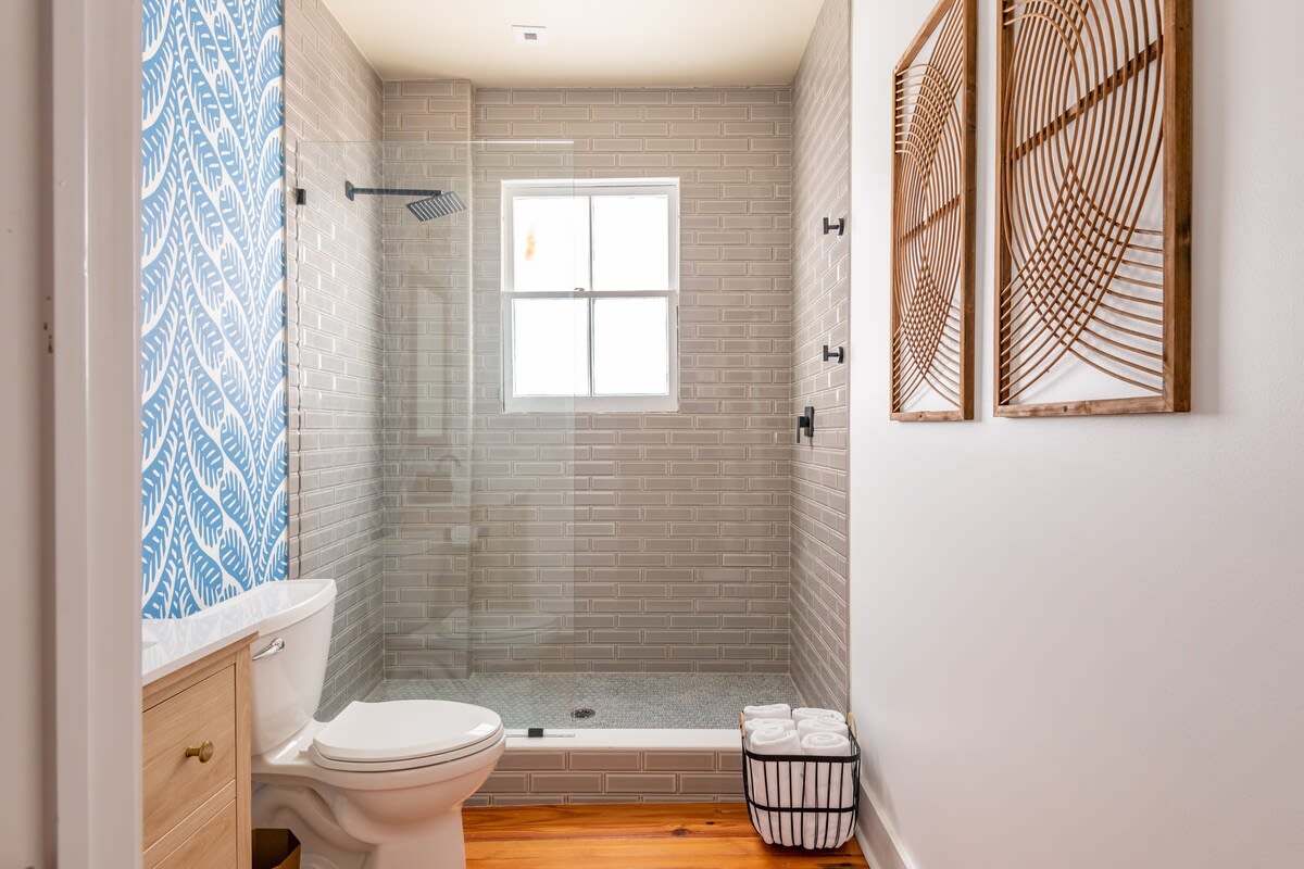 Bathroom #2 with a walk-in shower 