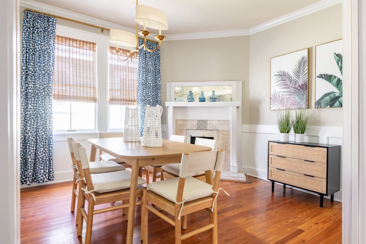 Kitchen with everything needed and dining space with seating for 6 