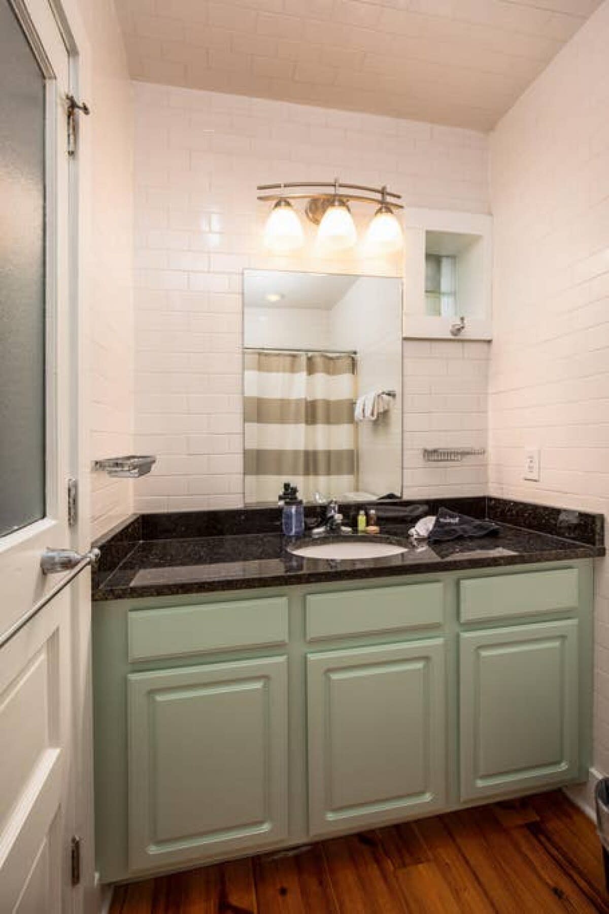 Full bathroom #4 with a walk-in shower. Fresh towels, hairdryers and amenities provided